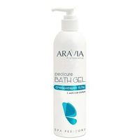 Гель очищающий с морской солью Aravia Professional Pedicure Bath Gel 300мл