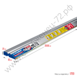 ЗУБР БИ-Металл 2 м, Правило (1072-2.0)