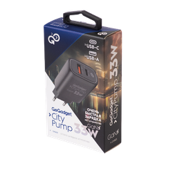 Сетевое зарядное устройство GoGadget CityPump 33W 1хUSB-C 1xUSB-A GaN