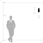 697612 Бра BARCATO 1х60W E14 ЗОЛОТО