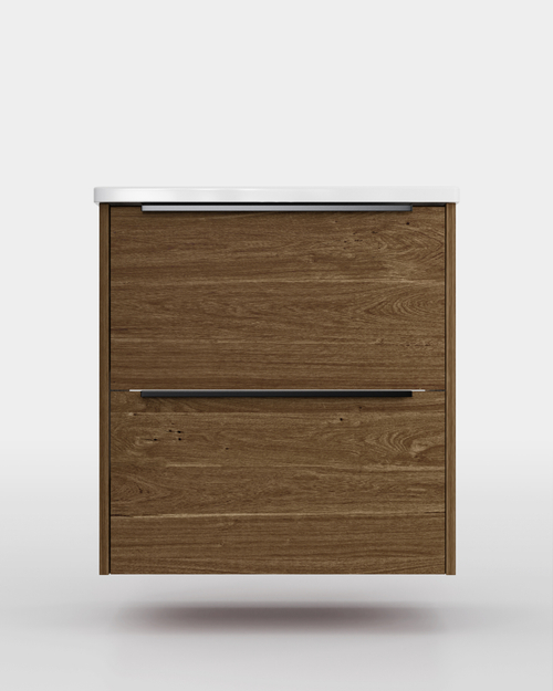 Тумба с раковиной La Fenice Nota 60 см FNC-01-NOT-DGT-60-2 галифакс табак