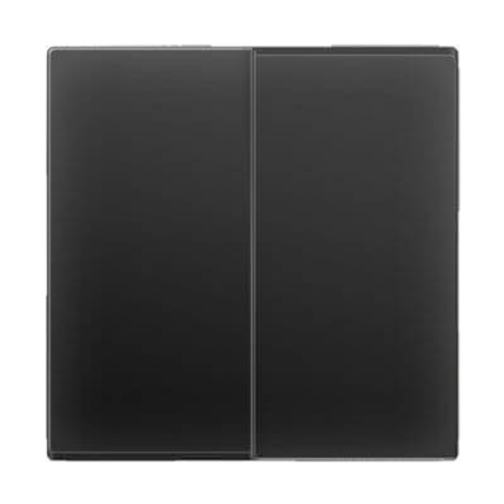 Выключатель Werkel двухклавишный проходной черный матовый W1122008 4690389156724