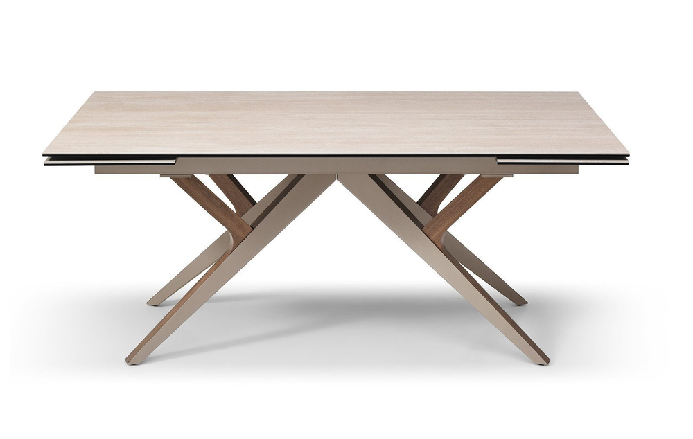 Стол DT2448 (180-260) MILAN TRAVERTINE