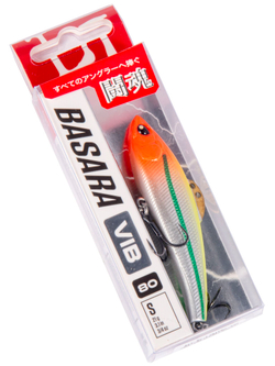 Воблер вертикальный Lucky John BASARA VIB S 80, цвет 336