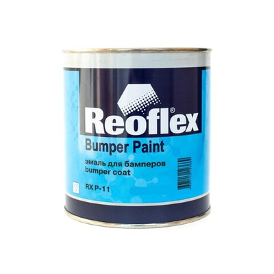 REOFLEX Автоэмаль для бамперов черная 0,75л