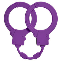 Фиолетовые силиконовые наручники Lola Games Stretchy Cuffs Purple 4008-02Lola