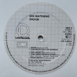 Винтажная виниловая пластинка LP Ian Matthews Shook (Германия 1985) (Белый Винил)