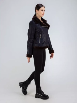 Дубленка зимняя короткая