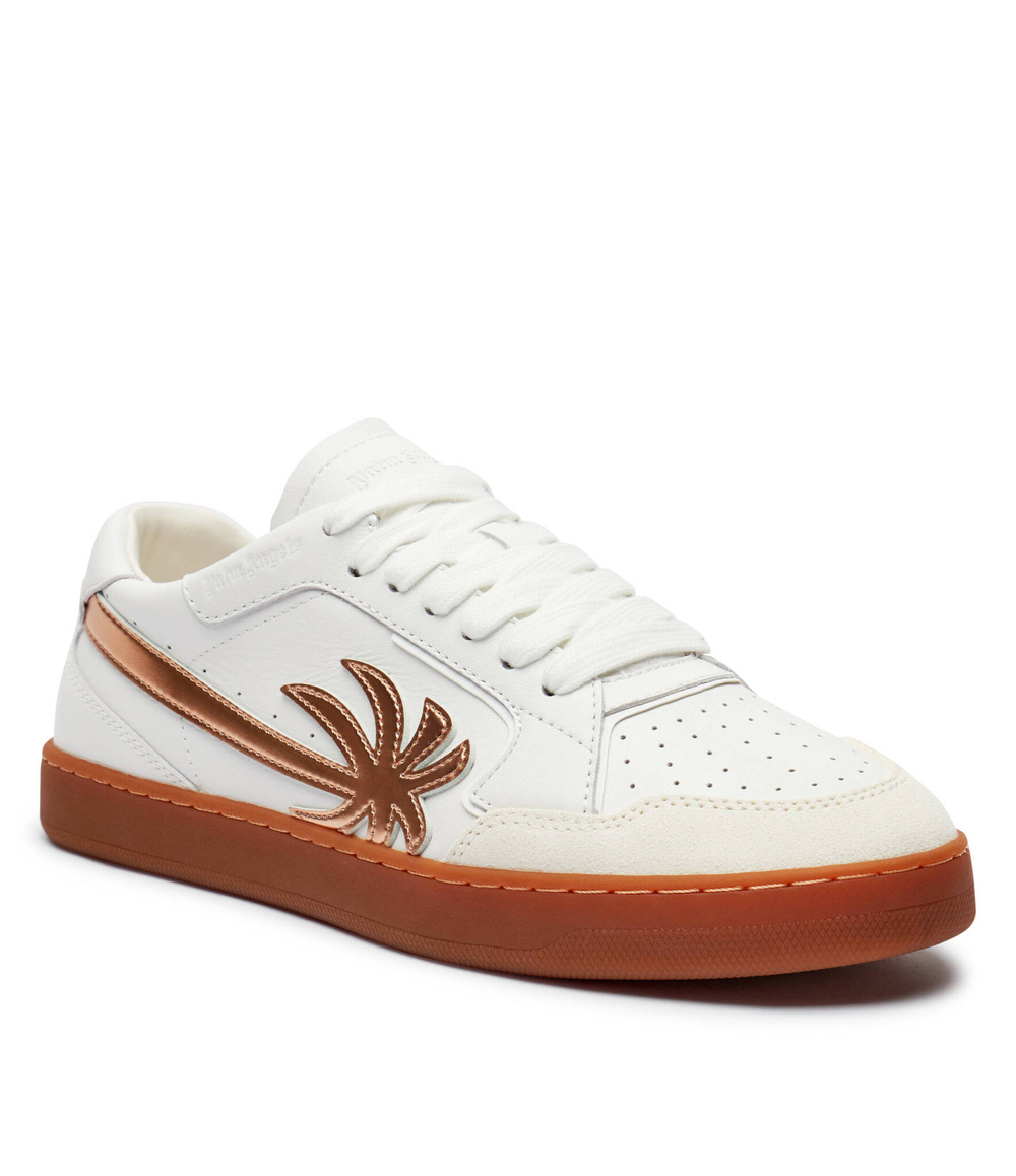 Кожаные кроссовки Palm Angels - белый(PMIA099F 24LEA001)