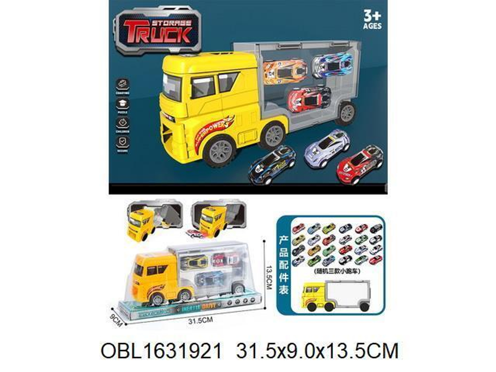 Автовоз +3 машинки, в ассорт. ПК, F3555-10A