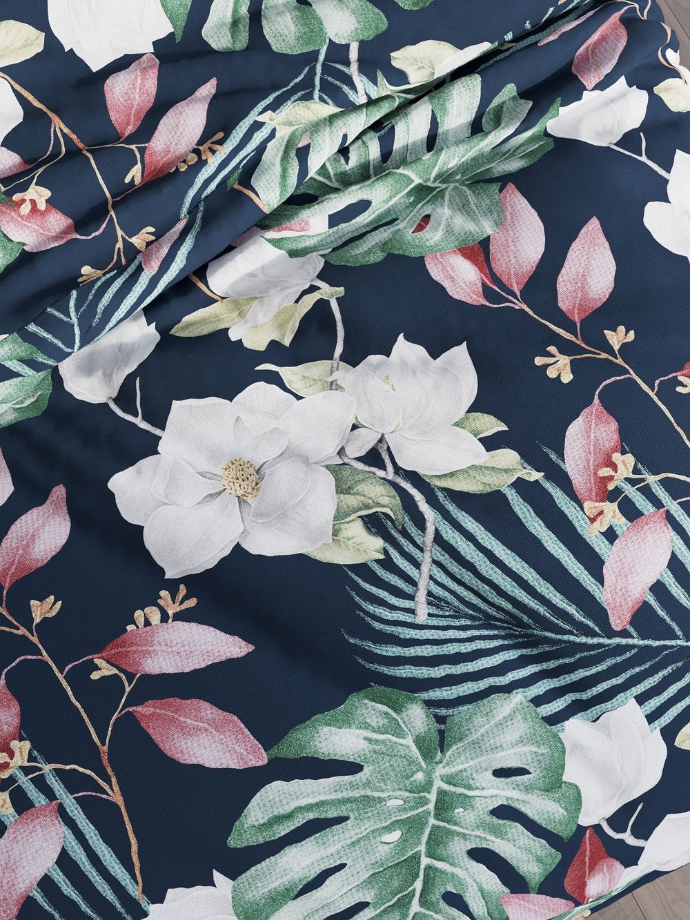 Постельное белье Simple House "Цветочная феерия" 1,5-сп   наволочка 50х70 1шт Простынь  150х215 см  Пододеяльник 145х215 см