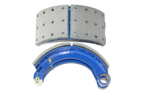 Колодка барабанного тормоза а/м Газон НЕКСТ сварная мост КААЗ (накладка 12+12отв., 23.3002110 / ширина 160мм. / ОЕМ: 23.3502091-110Н) (1шт.) АККОР