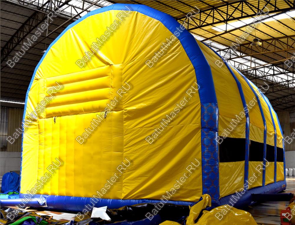Надувной батут "Морской бриз с крышей"
