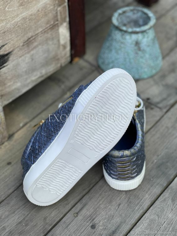 Кеды из натуральной из кожи питона SH-160