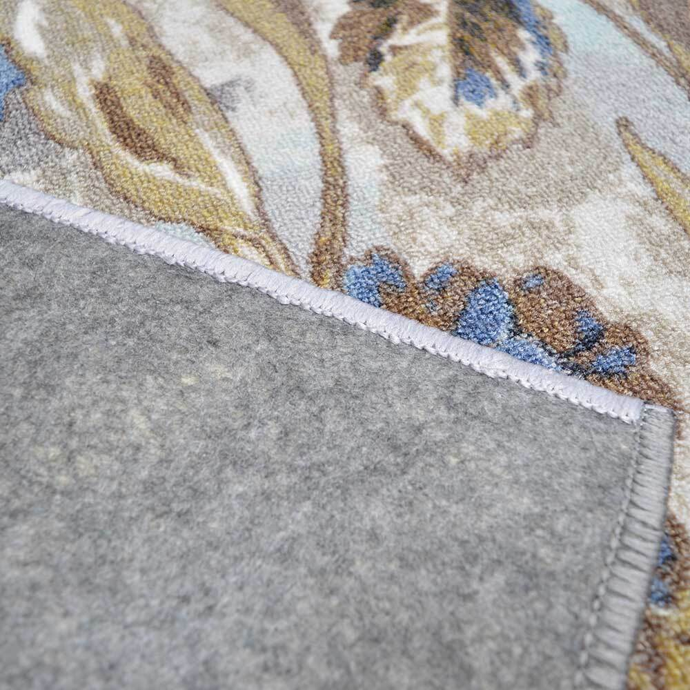 Коврик 100*140см Люксор Люкс Принт ворс 3мм, серый (ассорти)