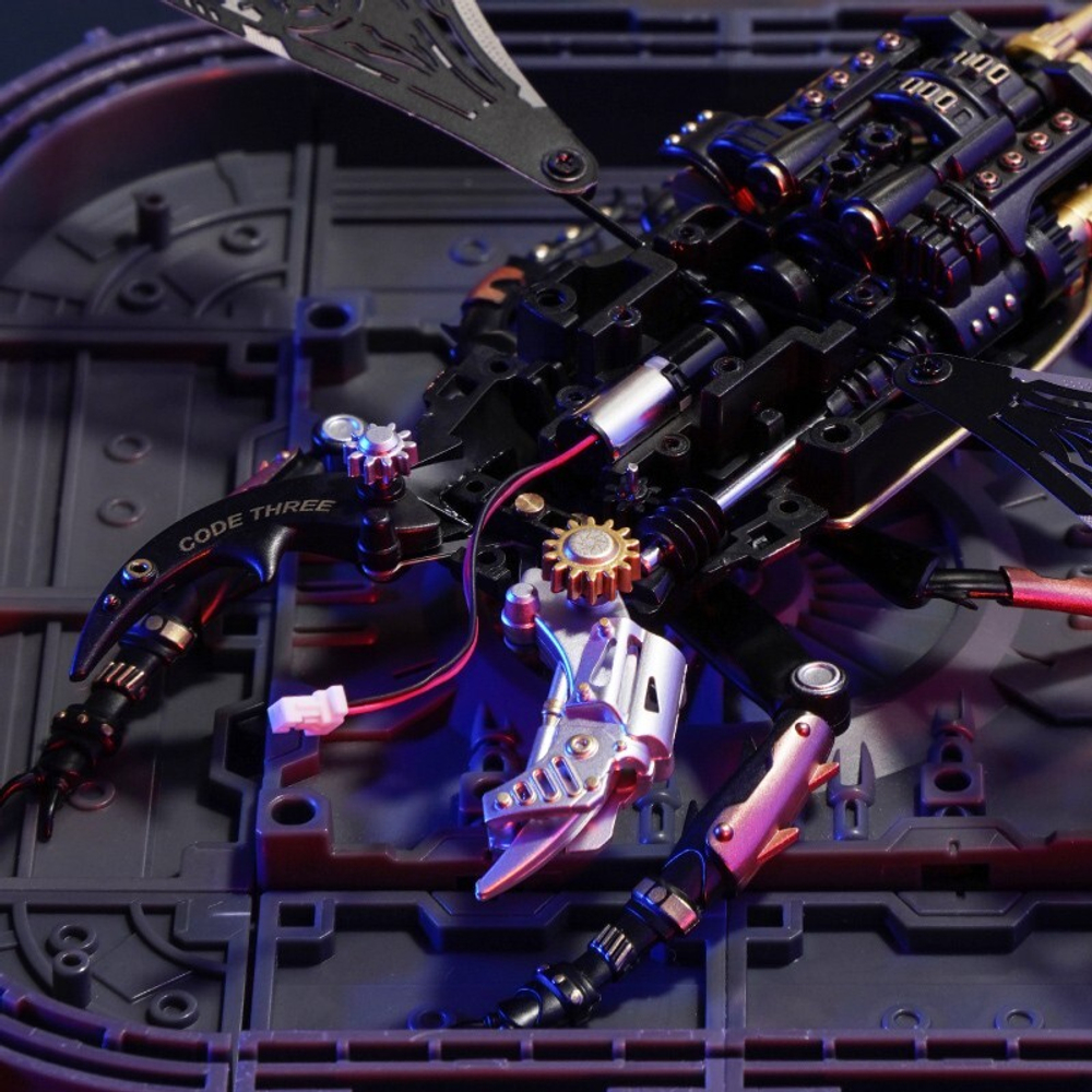 Штурмовой жук (Stag Beetle) от ROKR - конструктор, сборная механическая модель, 3D пазл, 3d головоломка