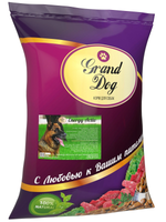 Grand dog корм сухой для взрослых собак всех пород говядина повышенная нагрузка