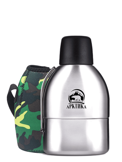 Термос - фляга в неопреновом чехле. 750 мл.