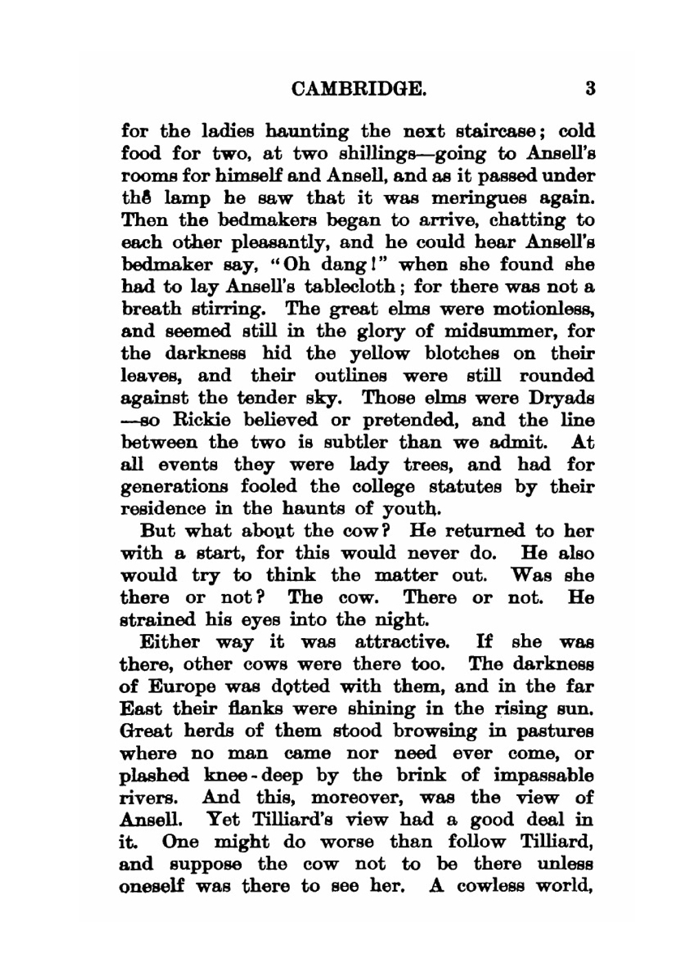 The longest journey | E.M. Forster