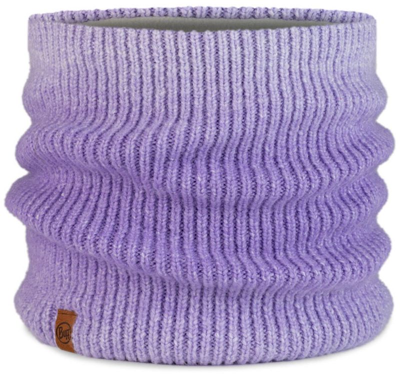 Вязаный шарф-труба с флисом Buff Knitted & Fleece Neckwarmer Marin Lavender Фото 1