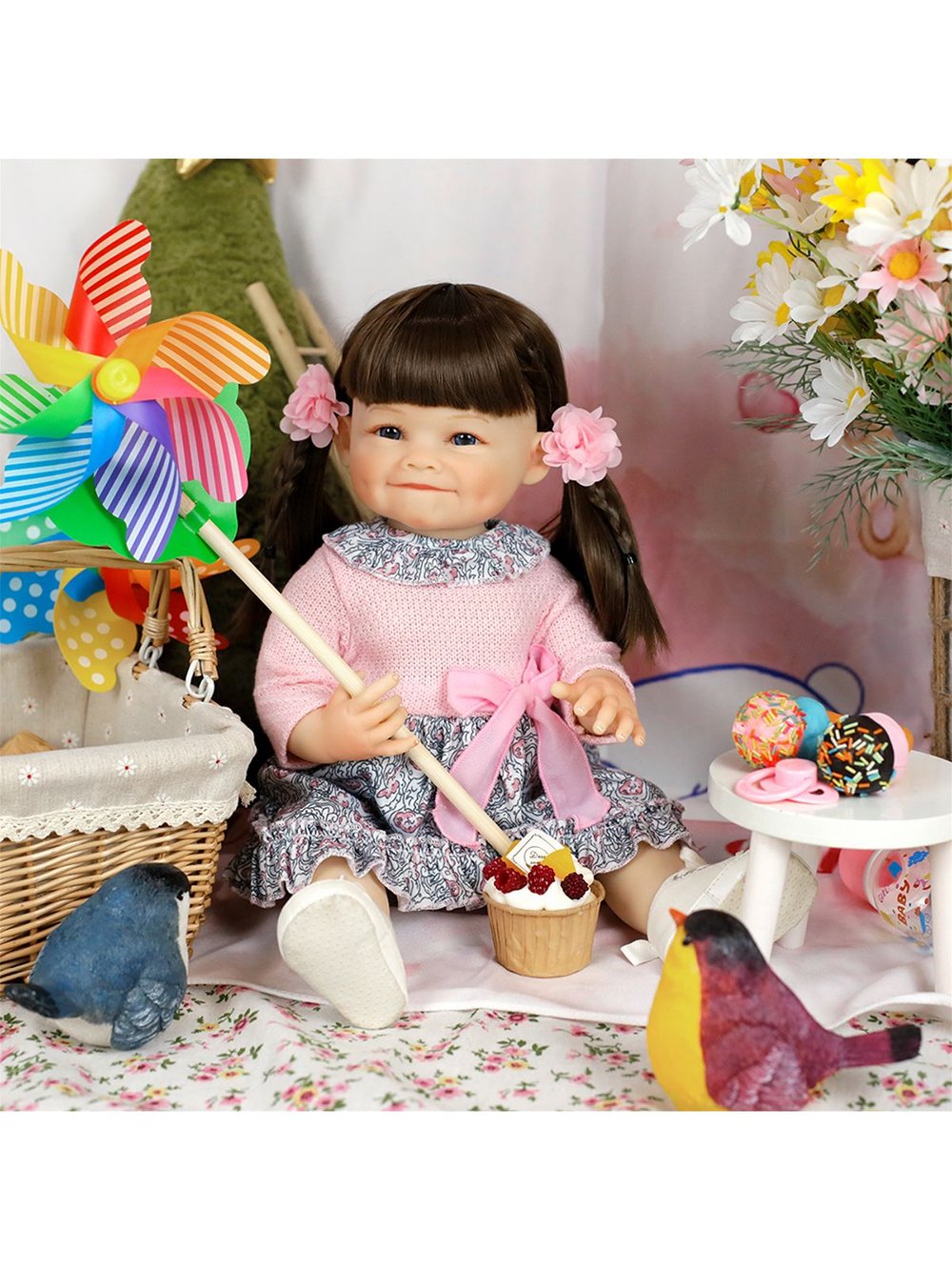 Кукла Реборн виниловая LifeReborn 55см (LR-034)