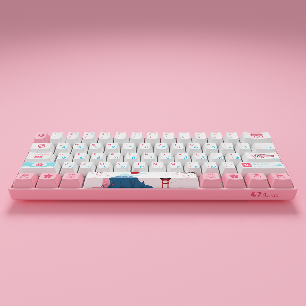 AKKO 3061S World Tour Tokyo R2/RGB/Hot Swap/V3 Pro Cream Yellow Switch(OEM)