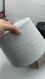 Пряжа хлопок с люрексом на бобине COFIL 31% хлопок 27% вискоза 31% полиамид 8% люрекс (200 гр на конусе)