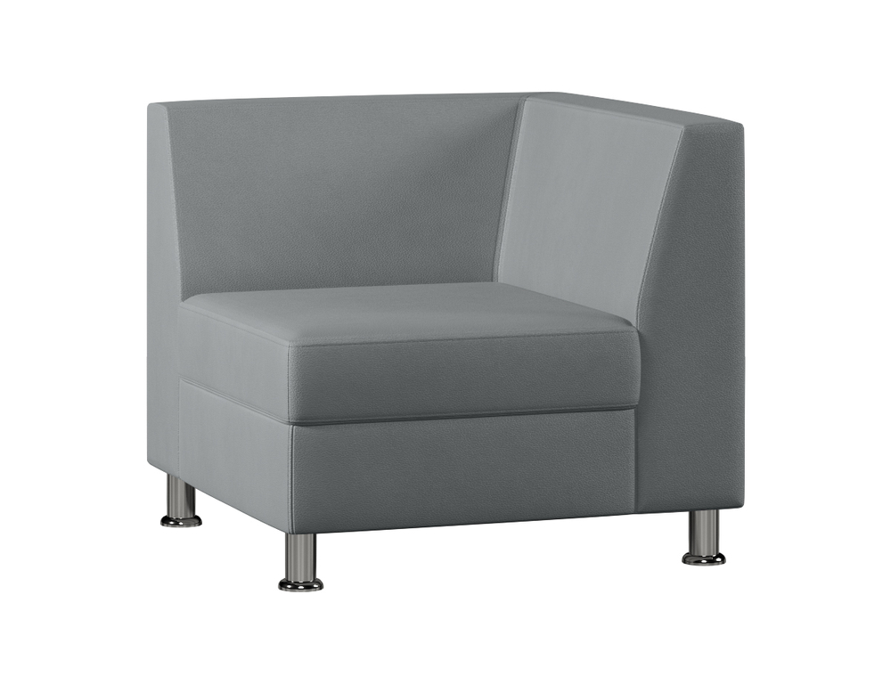 Секция с подлокотником одноместная левая МАРКУС