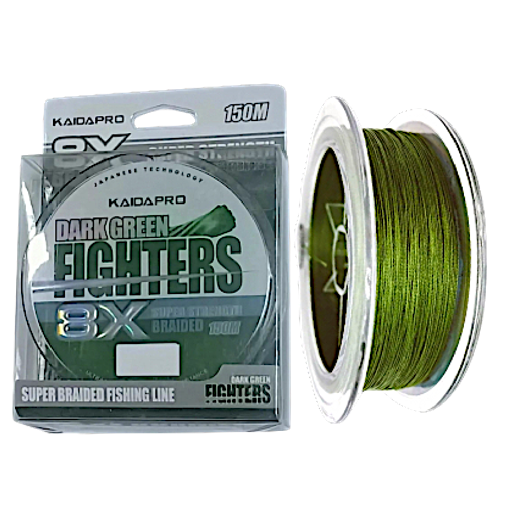 Шнур Kaida Fighters 8X PX841 150м Темно-Зелёный -