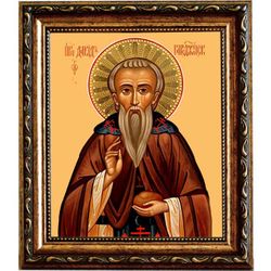 Давид Гареджийский преподобный. Икона на холсте.