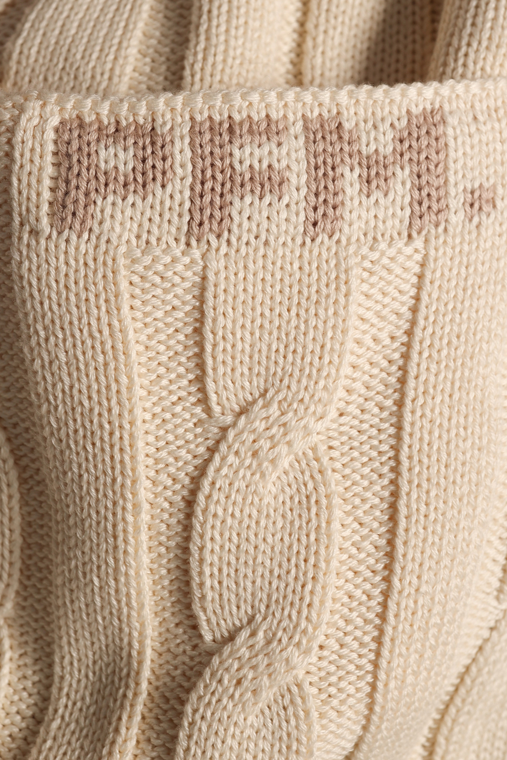 Кардиган на молнии с косами