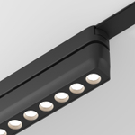 DK5338-BK Светильник для трека Air, серия Grill 4000 со светодиодом, L230*W26*H60мм, 48V DC, 12W, RA?90, 36°, 4000K, IP20, черный, алюминий