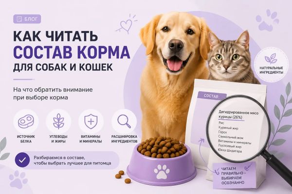 Как читать состав корма для собак и кошек: на что обратить внимание при покупке Как читать состав корма для собак и кошек: на что обратить внимание при покупке