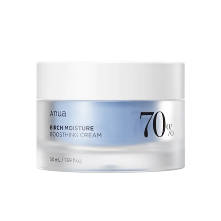 Успокаивающий крем с берёзовым соком ANUA Birch 70% Boosting Cream Moisture