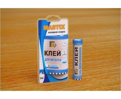 Клей Mastix д/металла 55гр, туба (холодная сварка), арт.МС-0101