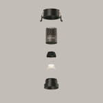 Встраиваемый светильник Technical DL115-10W-4K-B