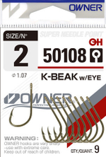 Крючок Owner 50108 №1/0