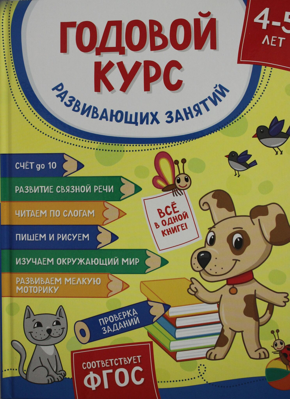 Годовой курс развивающих занятий для детей 4 - 5 лет