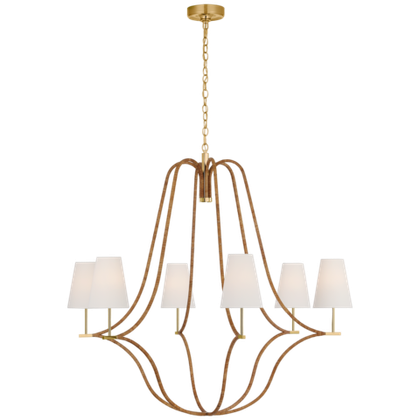 Люстра Visual Comfort Biscayne Extra Large Wrapped Chandelier