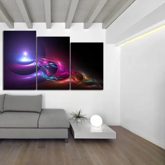 Модульная картина "Блики лучей"