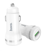 Автомобильное З/У Z27A Staunch single port in-car QC3.0 charger - white