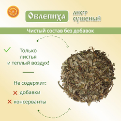 Лист облепихи.