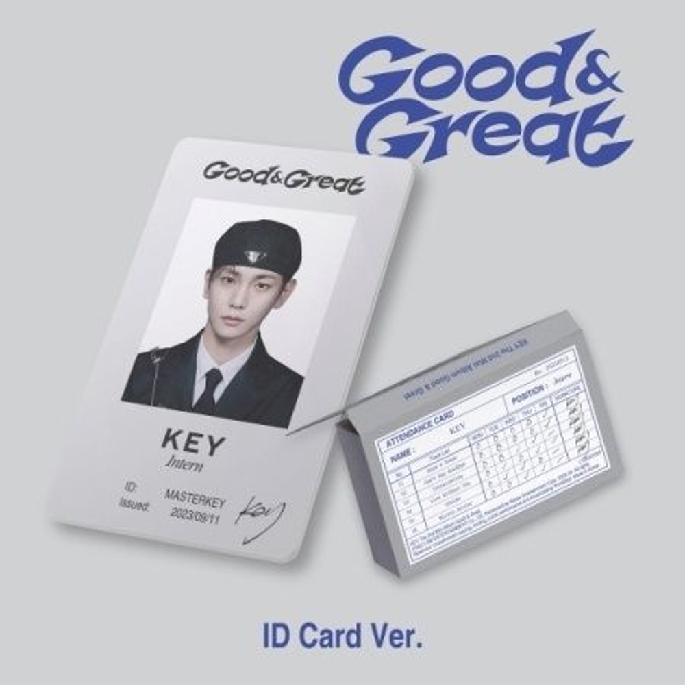 Альбом KEY - Good & Great 2nd Mini Album ID CARD (SMART ALBUM) Version