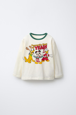 ZARA ПИЖАМА С ПРИНТОМ MICKEY MOUSE AND FRIENDS © DISNEY, ЗЕЛЕНЫЙ