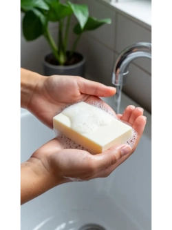 Мыло ручной работы парфюмированное твердое White musk