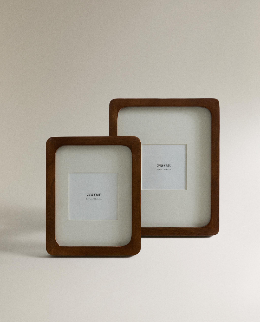 Zara Home Фоторамка из дерева, цвет коричневый, 22.5 см
