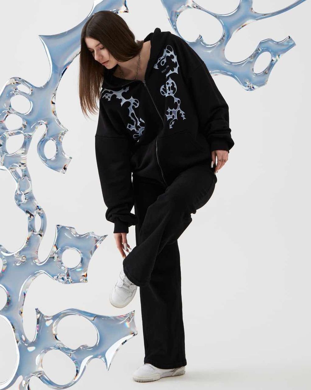 Худи Ascension Zip Neuron черный