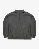 Толстовка Меч FW Hafl-Zip Dyed Grey