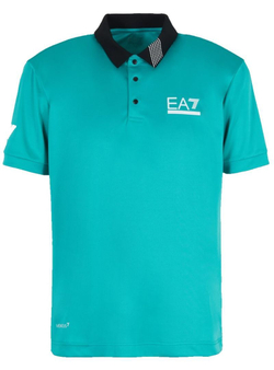Теннисное поло EA7 Man Jersey Polo Shirt - Green