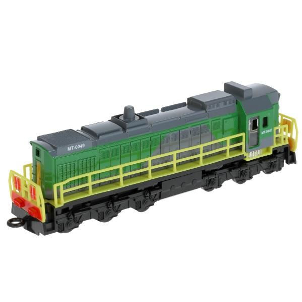 Модель Тепловоз ЧМЭ свет-звук 19 см, зеленый